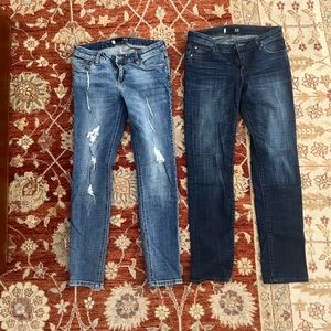 2pair Kut From The Cloth sz 2 Catherine boyfriend jeans